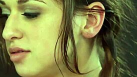 I watch the lesbian teen 18+ masturbate with fingering and big tits