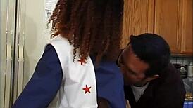 Ebony cheerleaders perform in volume one scene two