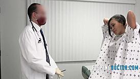 i'm a teen patient who'll do anything for the doctor's note, even fucking him