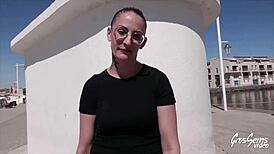 arianna, 34, shows her big tits and gets assfucked