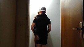 Cameras Catch Friends With Big Cocks Fucking In Hallway