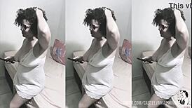 Trailer - Lays Lopes Masturbates With Dildo And Gaping Pussy