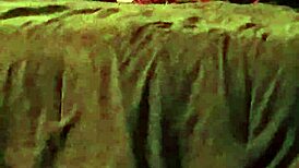 Wife takes on a 10-inch vibrator with her big ass shaking hard.