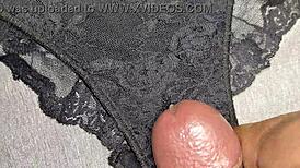 I Came On My Best Friend's Black Lace Panties