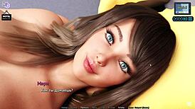 Sunshine Love Part 27 - Blonde Hentai Babe Rides Monster Cock on Beach