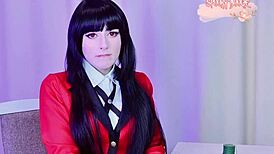 Yumeko Jabami, the crazy PV star, gets into debt and offers her body in return for payment.