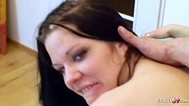 Long labia college girl picked up for pov fuck casting