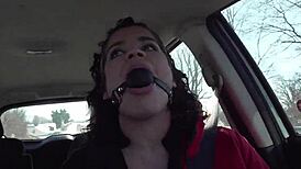 Hey, ever tried driving with a ball gag on?