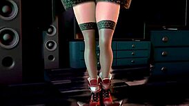 Yo, Tifa and Barret bang all night right in front of Cloud! Wild HMV action unfolds.