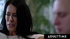 Naughty Milf Stepmom Reagan Foxx Gives Horny Stepson Jerk Off Instructions