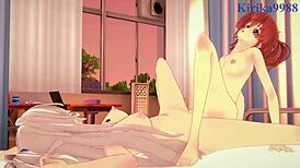 Shizuma Hanazono And Nagisa Aoi Share Intense Lesbian Passion In Strawberry Panic Hentai