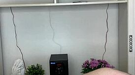 russian milf nurse waxes my hairy dick so sexy