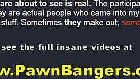 Pair of Wild Dykes Take Monster Cock for Cash!