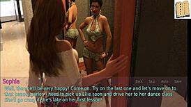 Wife and Stepmother in Intense Erotic Game