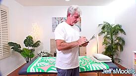 the perverted masseur gives princess gemini a massage that turns into wild sex with her big tits bouncing