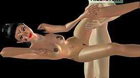 indian girl's emotional fuck with japanese man in animated 3d cartoon hentai