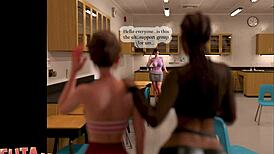 Futa3dx - Hot Horny Babe Shoves Monster Cock Deep