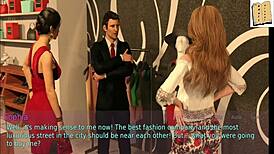 Wife and Stepmother in Intense Erotic Game