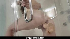 stepsister experiences intense orgasm with deep penetration