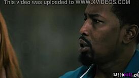 Lauren Philips plays sneaky footsie with Isiah Maxwell during dinner