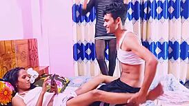 Hanif, Popy Khatun, Sumona In Teen Threesome.