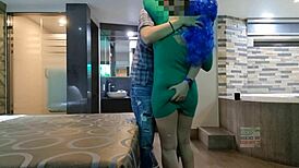 luna azul hotwife's first time cuckold gift to husband