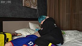 hey, stepsister fought with parents and needs a place to crash