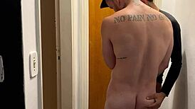 Interracial Gym Fuck with Big Black Cock