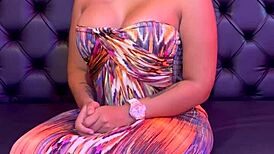 colombian model gets oily pov facial in first casting