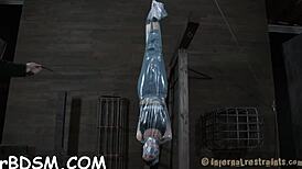 The Punishing Playgirl Endures Drawings and Toys in BDSM Session.