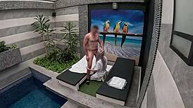 room service girl blows me in private