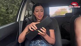 i squirted in my boyfriend’s car, i’m such a dirty bitch with candyhub toy