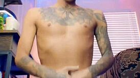 Adorable Twink Spanks Tight Ass with Dildo