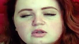 Russian Pawg Redhead Dances With Natural Big Ass