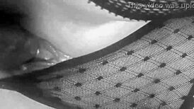 Russian Beauty in Stockings Devours Massive Cocks