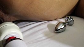 Kinky ebony lesbians explore fingering, spanking, and intense ass fucking together