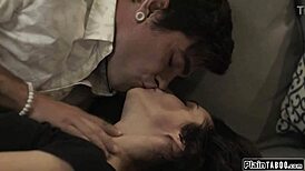 Tricked Waitress Assfucked