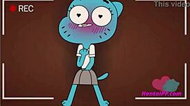 Hey, wanna see Gumball cartoon uncensored sex action?