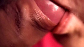 Intense blowjob leads to doggy style fucking and missionary creampie with dripping cum on tight shaved pussy