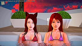 Bold Redhead Teen With Small Tits Explores Intense Family Dynamics In My New Family 350