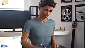 i'm the wife and my stepmother was playing this game, but it got a bit weird with some family moments.