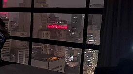 watch this passionate couple fuck in doggystyle with handjob