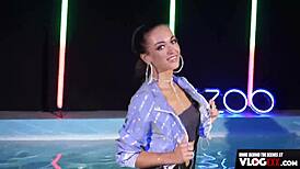 Zuzu Sweet rides and licks in playful photoshoot sex session