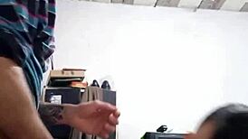 My Bisexual Friend's Visit Turns Into Outdoor Latina Creampie