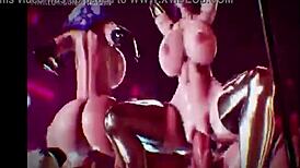 Futanari Wild Party Goes All Night Long