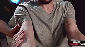 Overwhelmed by bigtit femdom facesitting in intense cbt.