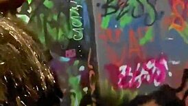 Party Bathroom Encounter with Black Guy Ends in Climax