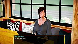 My New Family 469: Big Ass Brunette Milf in Shaved Pussy Game 😏