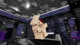 blonde succubus enjoys cat boy fantasy