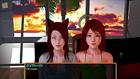 Bold Redhead Teen With Small Tits Explores Intense Family Dynamics In My New Family 350